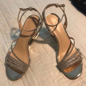 Golden Strappy Sandals